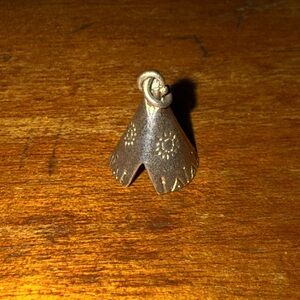 Vintage Sterling silver Teepee charm
